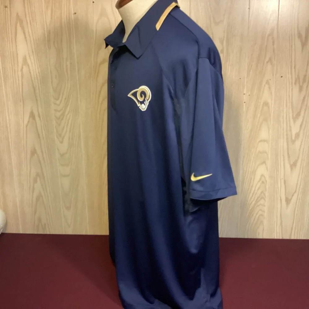 Nike NFL St. Louis Rams Football Polo Men’s shirt size 3XL